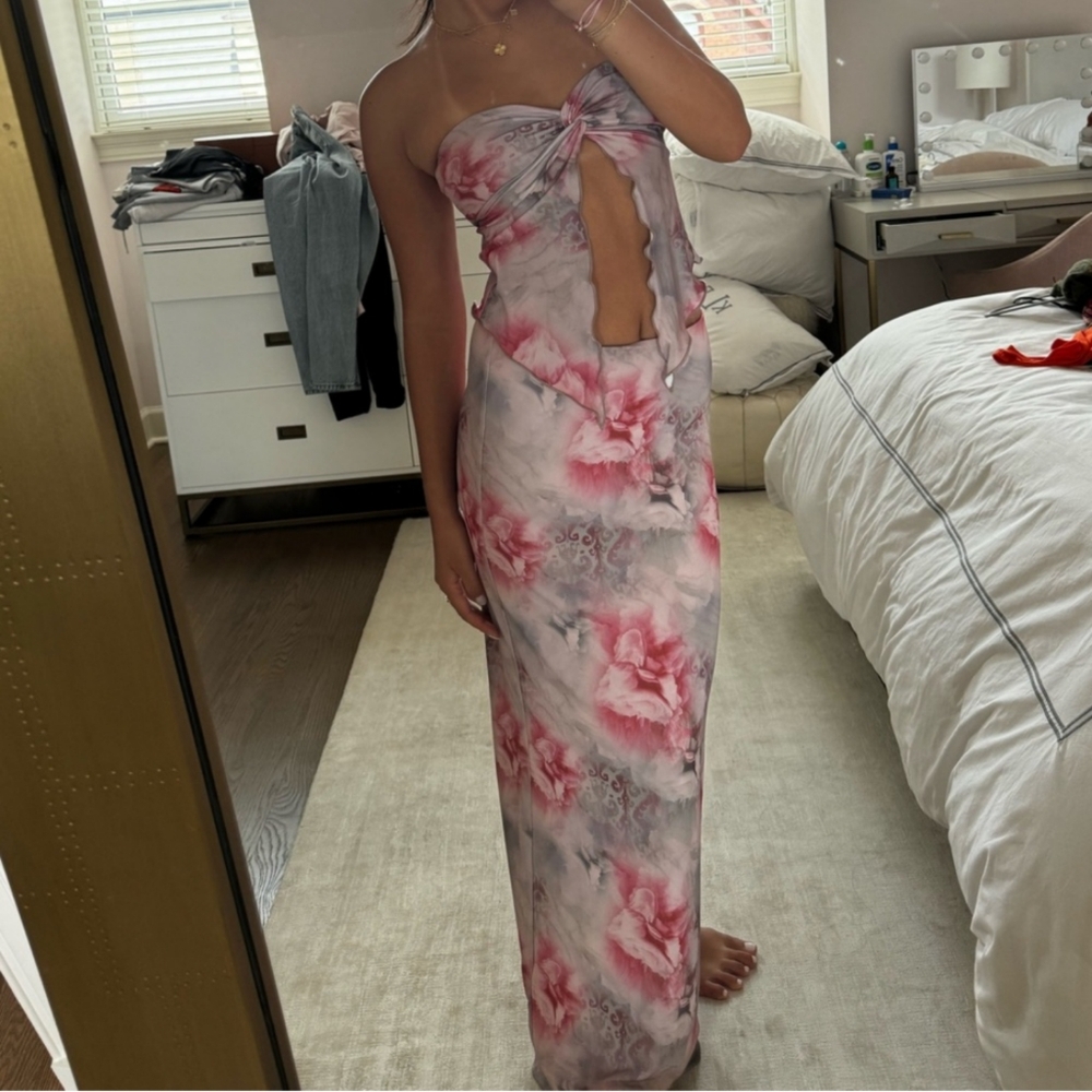 Tiger mist top and skirt